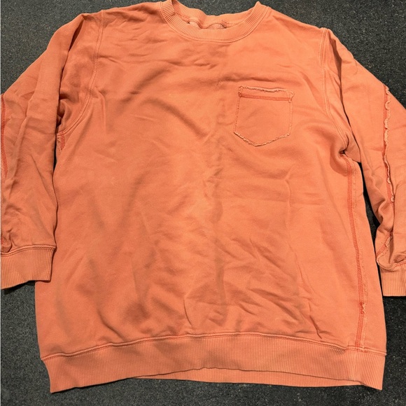 Aerie Women's Coral Crewneck Sweater - Picture 1 of 4